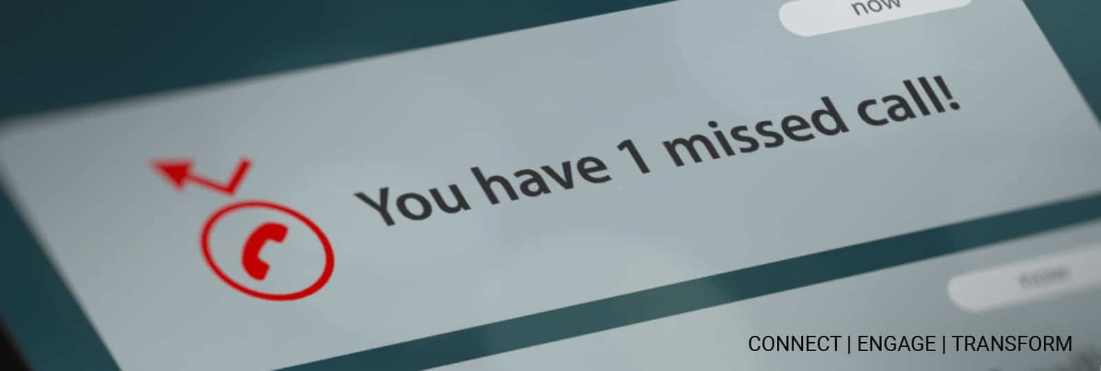 i got a missed call from unknown number
